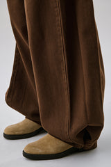 バルーンピンタックパンツ [Brown]