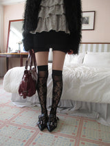 rosy net knee socks