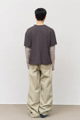 Slab Cropped Layered Longsleeve