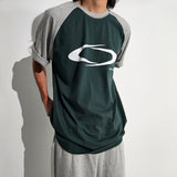 オーバーサイズフィットラグランカジュアル半袖Tシャツ