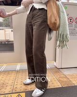【MADE】Corduroy straight pants