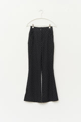 (W) Ant Dot Bootscut Pants