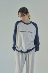 MOMENT REGLAN OVER SWEATSHIRTS (NAVY)
