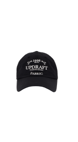 [UPDRAFT] エンブロイダリー ナイロンキャップブラック