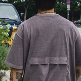 スターリーピグメントハーフTシャツ / Ash purple