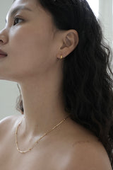 [925 Silver] ベイビーケンドルイヤリング (Gold)