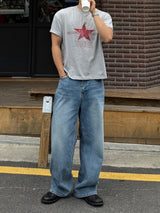 ミッドスターロゴ半袖Tシャツ