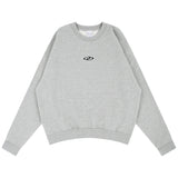 DOUBLE LOOP LOGO SLEEK SWEATSHIRT GRAY