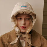 Panda Padding Balaclava (Beige & Ivory)