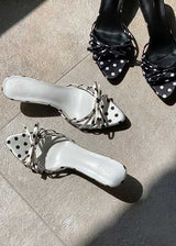 POLKA DOT STRAP SANDALS (2COLORS!)