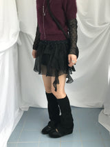 アンゴラハーフニットウェア