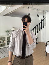 Glass Easy Classic Daily Semi-Overfit Shirt