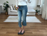 capri denim pants