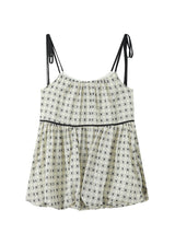 Marlie Tie Strap Check Top 231630062