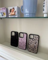 [MADE] Heart leopard epoxy bumper case(pink)