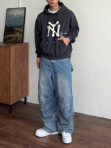 Distro NY Crop Hoodie (4color) (No.989)