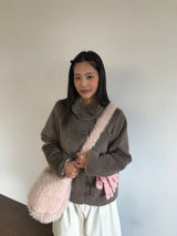 ヘアリーショーティーキルティドコート (2color)
