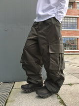 Looker Shirring Cargo Cotton Pants 3C