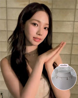 [Aespa Karina Necklace] Little Stars Choker Necklace - Silver Color