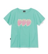 26SS★ Pop Strawberry Crop Short Sleeve Tee