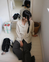 Meffin Stripe Loose Fit Cotton Shirt
