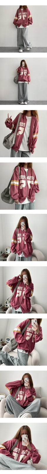 AD COLOR 75 AIRCRAFT Zip-Up Jumper