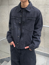 Dyeing Crop Trucker Jacket (No.851)