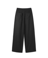 [DOJINOI] LINEN WIDE PANTS BLACK