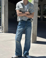 [S/S] Crop pocket check shirts(3color)
