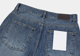 Main Basic Washed BB Straight Fit Denim Pants