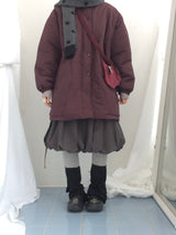 Urban volume round padded jacket