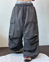 PARACHUTE NYLON WIDE PANTS