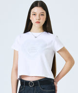 レースハートTシャツ_ホワイト