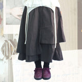 Layered Cut Shaped Skirt