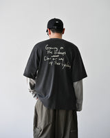 オン ドローイング レイヤード ロングスリーブ Tシャツ