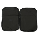 surgery denim jeans clover logo clutch bag 'black denim'