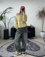 Rat Double Eyelet Long Leather Belt