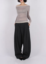 PIN STRIPE BALLOON SLACKS