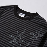 Untitled スターリーナイト スモールストライプ 長袖 BLack Chacoal