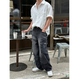 [SET UP가능] Washed cotton half shirts(6color)