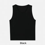 Loin Over Fit U-Neck Cut Sleeveless