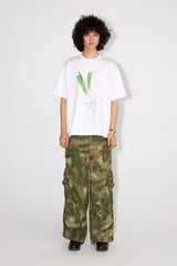 シンプル＆ファンプリントサマーピュアコットンルーズショートスリーブTシャツ
