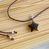 mocha jam star necklace
