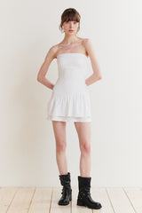 BELLA TUBE DRESS white