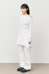(W) Fury White Jeans