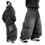 Wide Vintage Denim Balloon Pants