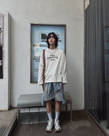 コレットプリントオーバーロングスリーブTシャツ