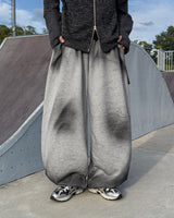 Smoky Washed Wide Sweatpants