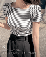【MADE】striped T-shirt