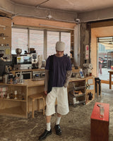 Lowd Adjust Wide Denim Bermuda Pants